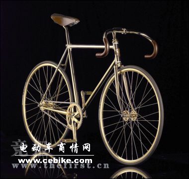 瑞典设计，黄金打造最奢侈的自行车