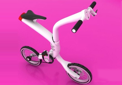 新式设计的折叠概念自行车