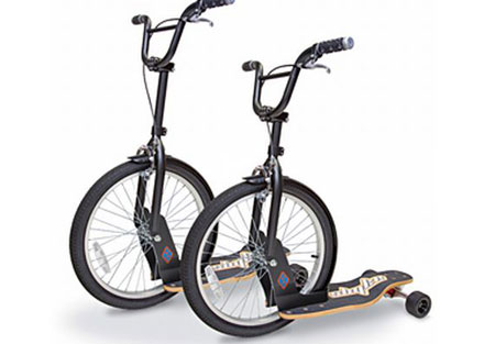2011年纽约国际玩具展上亮相的自行车滑板