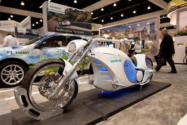 西门子公司电动智能摩托车Smart Chopper