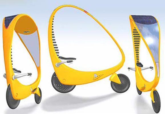 新奇的太阳能自行车——CycleSol