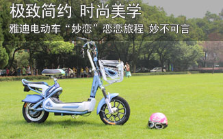 雅迪电动车妙恋极致简约 时尚美学