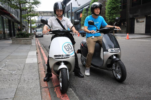 gogoro智能电动摩托车在台湾上市