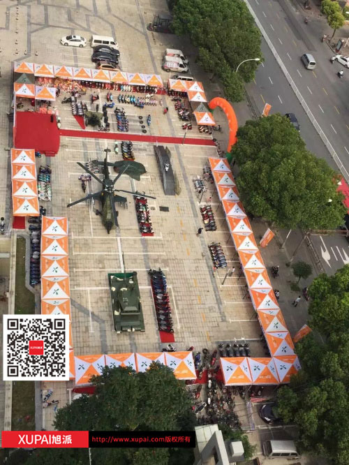 旭派电池+新的电动车携直升机、坦克、高射炮进南京引发轰动  民众抢车！