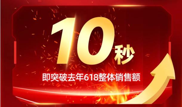 618开门红战报 | 10秒即破去年618销售总额