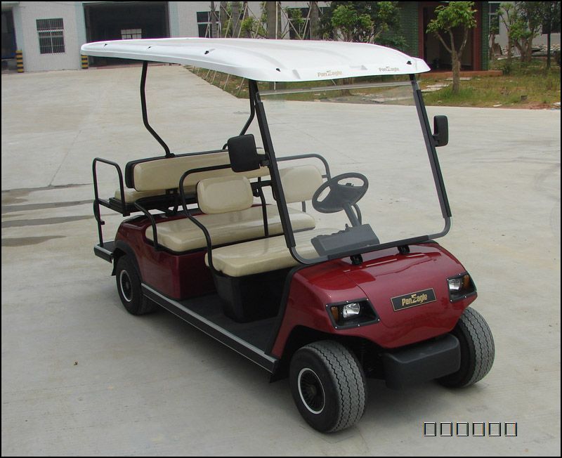 厂家直销6人座电动高尔夫球车，广西景区球场公园酒店接送电瓶车