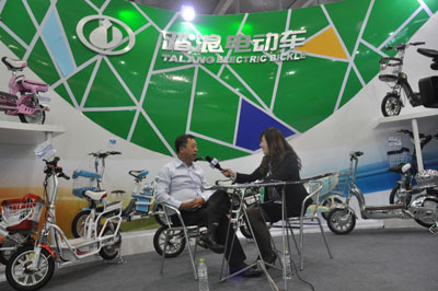 电动车商情参加2012南京展